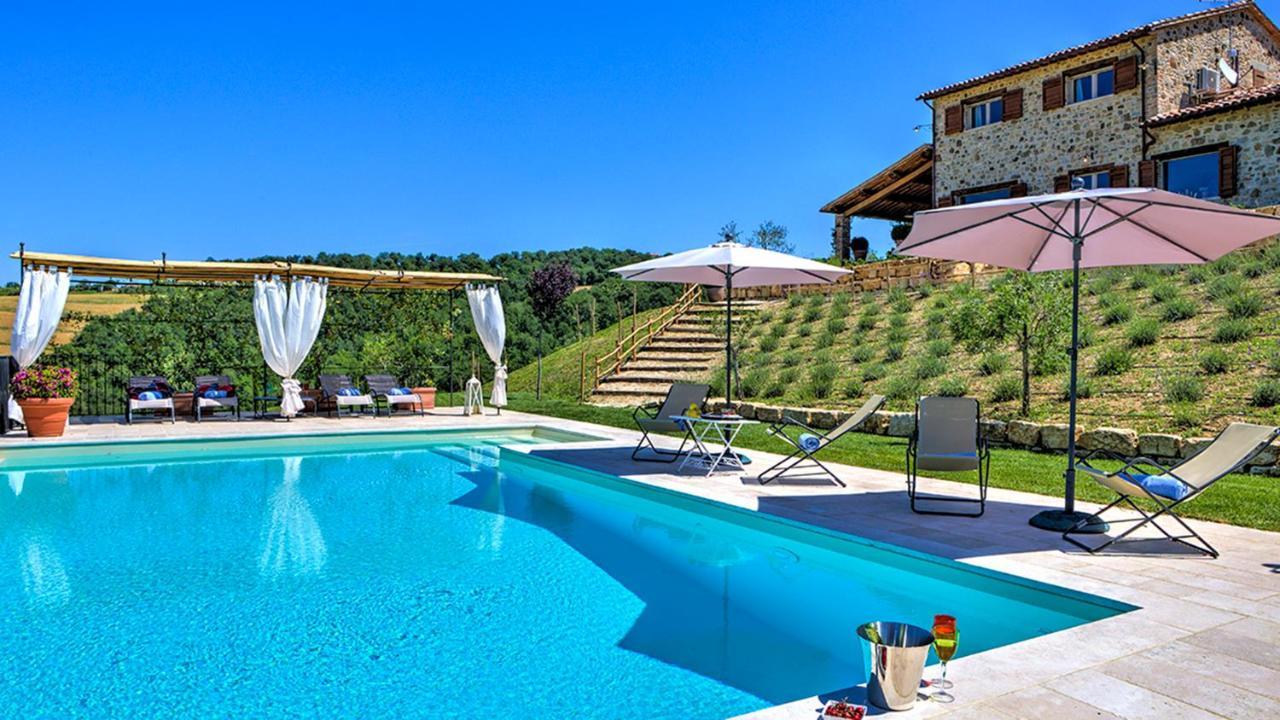 Villa Casale Dei Gelsomini 8 Todi Esterno foto